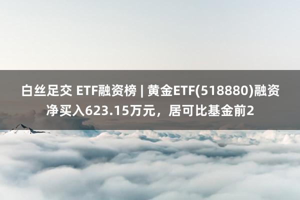 白丝足交 ETF融资榜 | 黄金ETF(518880)融资净买入623.15万元，居可比基金前2