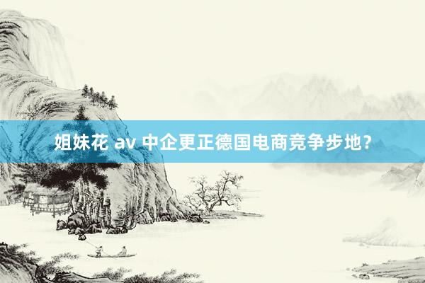 姐妹花 av 中企更正德国电商竞争步地？